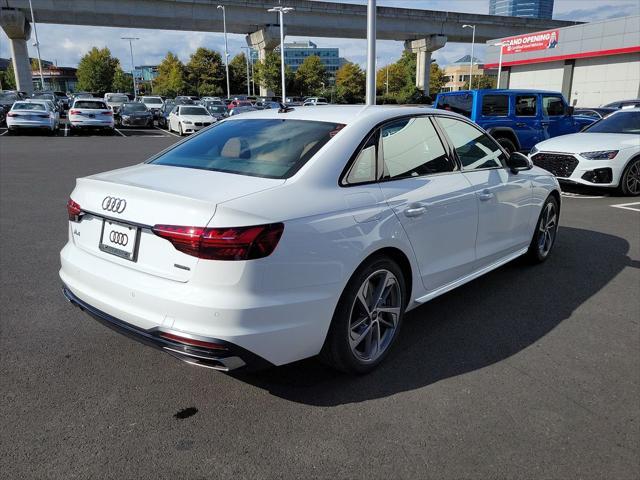 new 2025 Audi A4 car, priced at $50,530