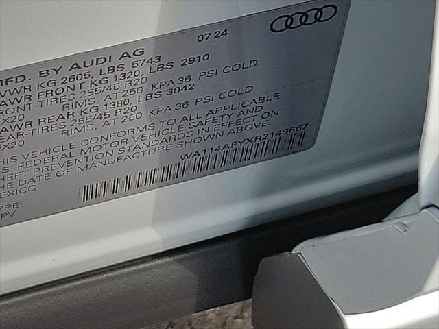 new 2024 Audi SQ5 car, priced at $64,755