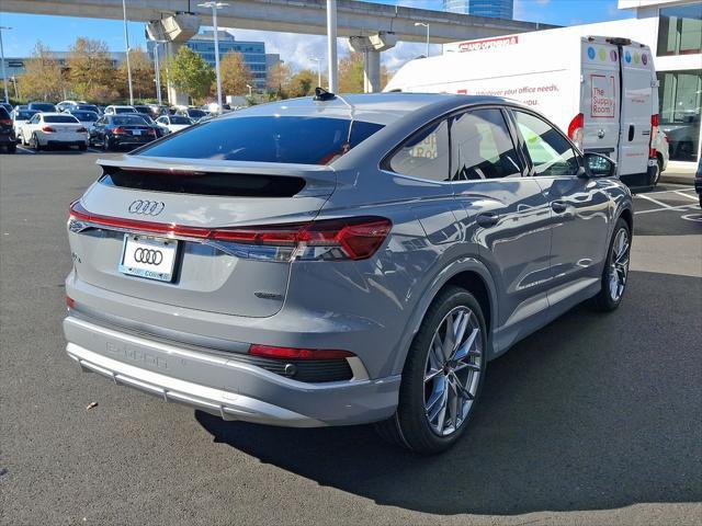 new 2025 Audi Q4 e-tron Sportback car, priced at $66,935