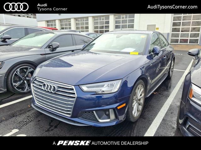 used 2019 Audi A4 car, priced at $21,720