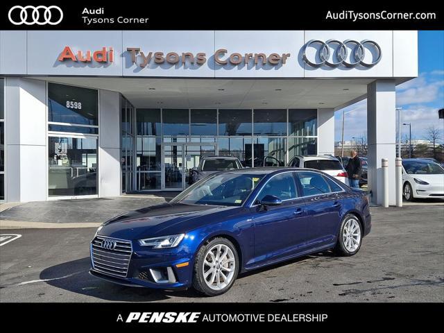 used 2019 Audi A4 car, priced at $19,992