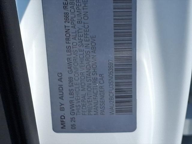 new 2025 Audi A5 car, priced at $57,575