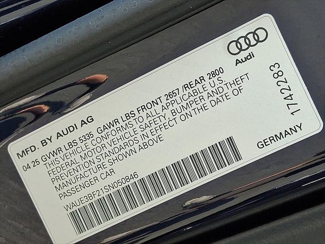 new 2025 Audi A6 car, priced at $67,335