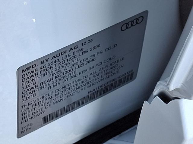 new 2025 Audi Q3 car, priced at $43,465