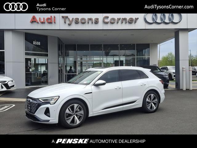 used 2024 Audi Q8 e-tron car, priced at $57,420