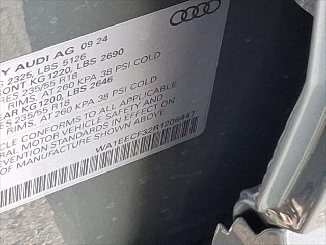 new 2024 Audi Q3 car, priced at $47,675