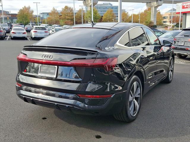 used 2024 Audi Q8 e-tron car, priced at $54,420