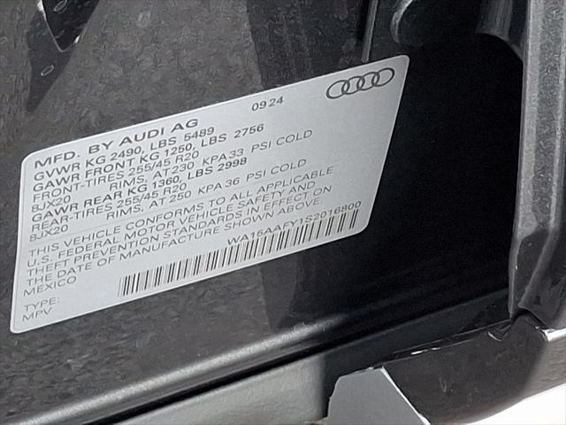 new 2025 Audi Q5 car, priced at $59,950