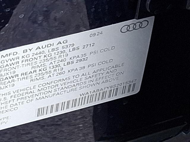 new 2025 Audi Q5 car, priced at $50,485