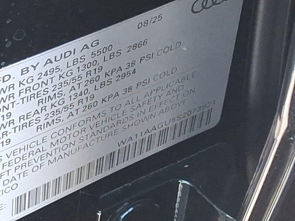 new 2025 Audi Q5 car, priced at $58,100