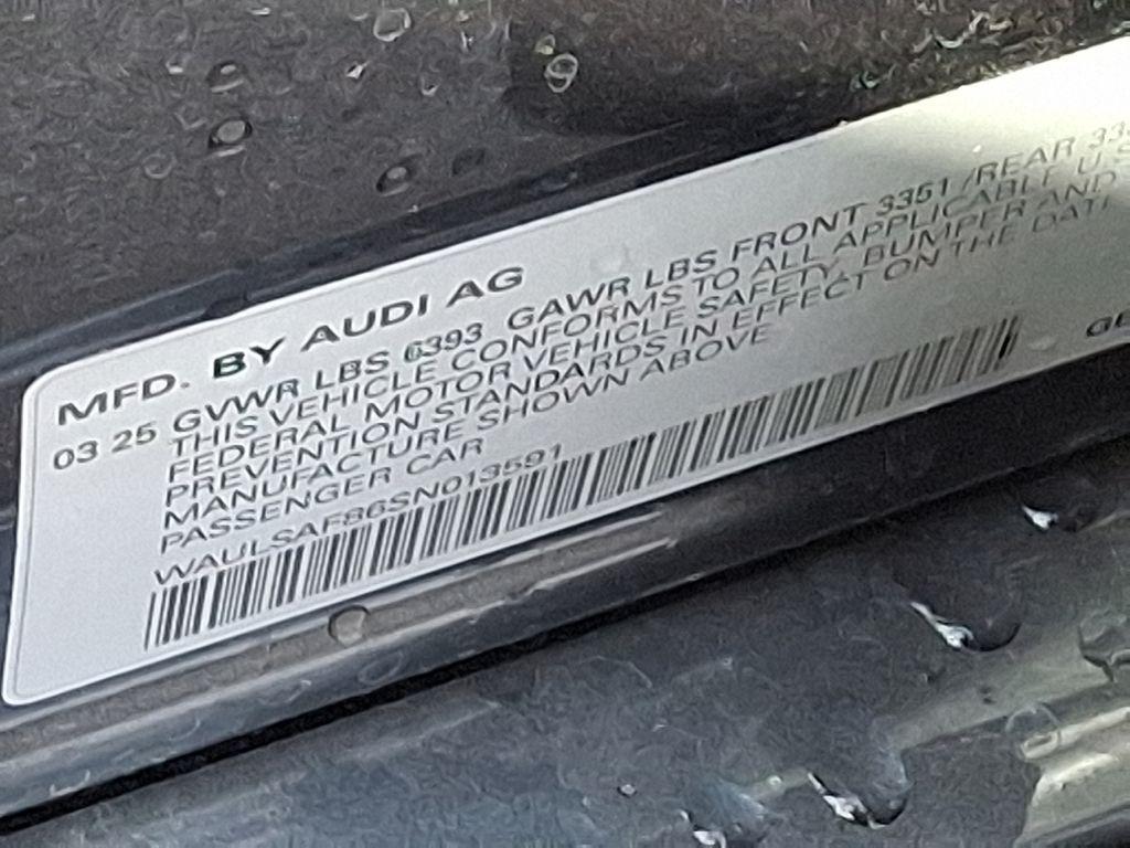 new 2025 Audi S8 car, priced at $146,770