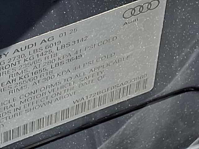 new 2025 Audi Q6 e-tron car, priced at $66,055