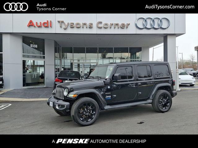 used 2021 Jeep Wrangler Unlimited 4xe car, priced at $27,420