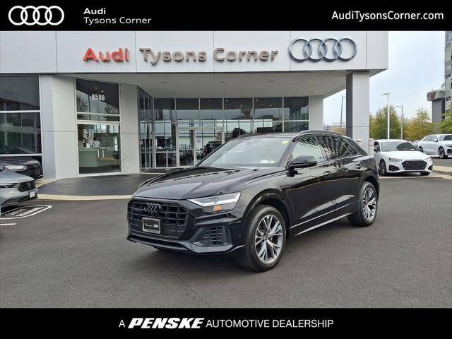 used 2021 Audi Q8 car, priced at $47,400