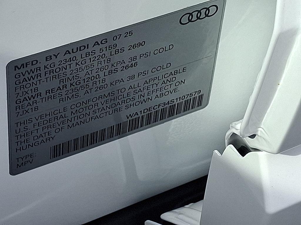 new 2025 Audi Q3 car, priced at $43,715