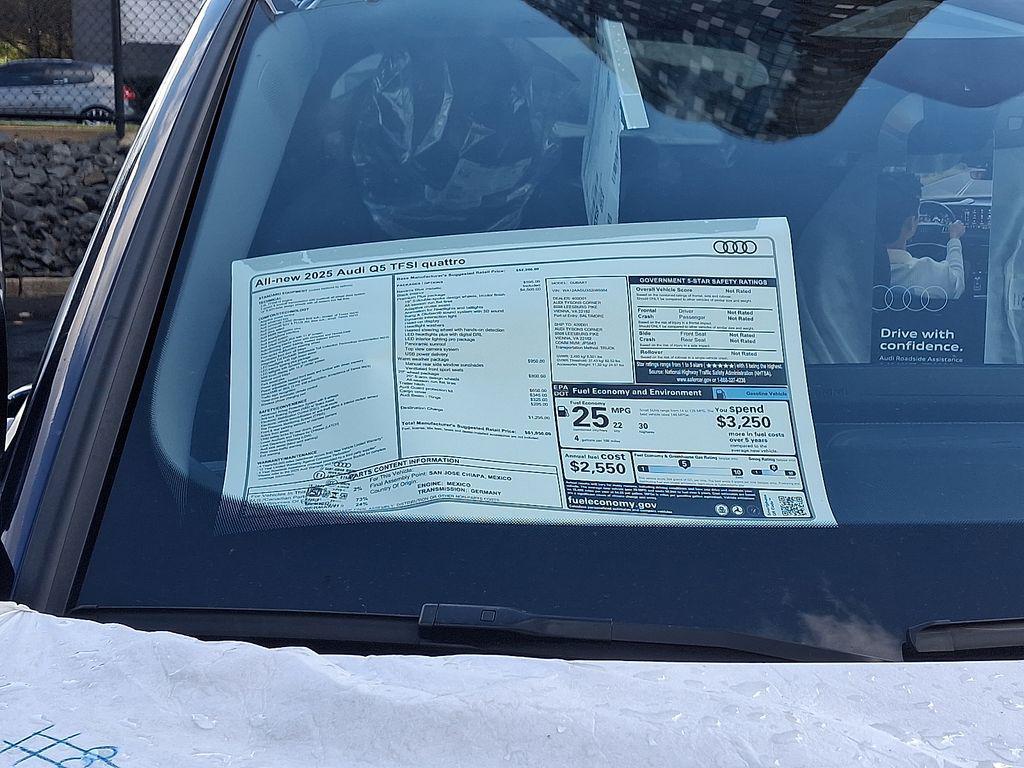 new 2025 Audi Q5 car, priced at $61,950