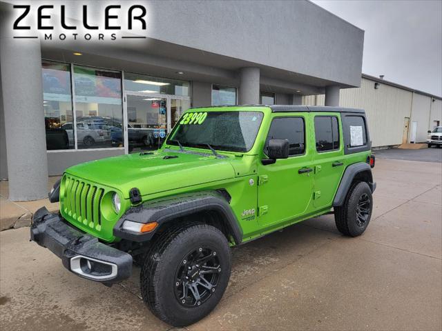 used 2018 Jeep Wrangler Unlimited car, priced at $23,487