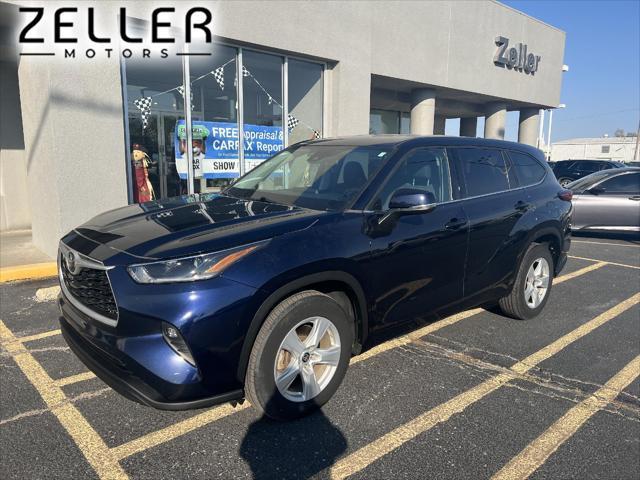 used 2021 Toyota Highlander car, priced at $24,487