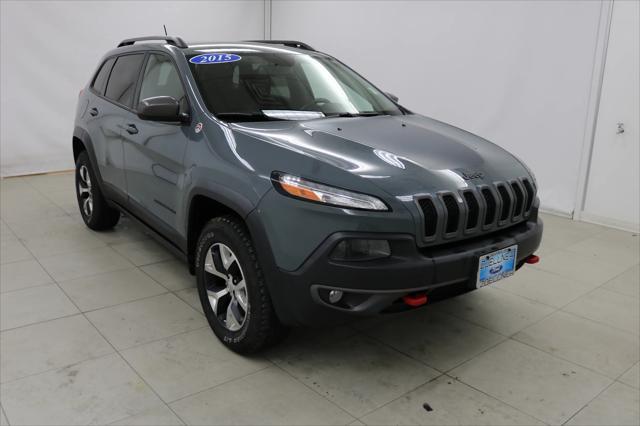 used 2015 Jeep Cherokee car, priced at $14,999