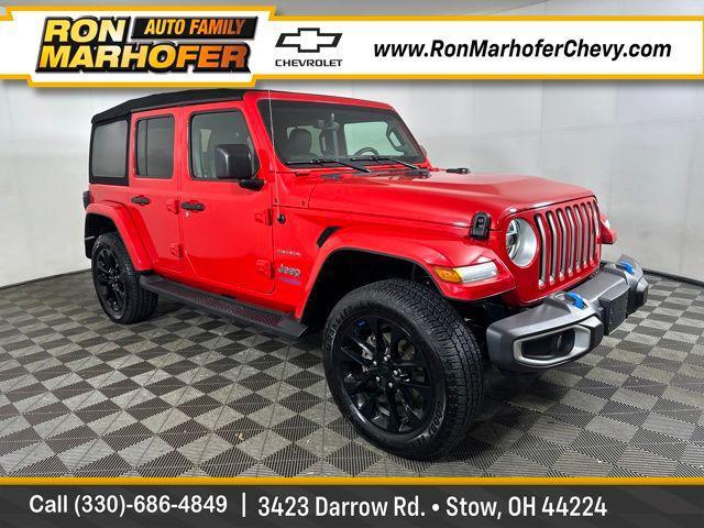 used 2022 Jeep Wrangler Unlimited 4xe car, priced at $26,990