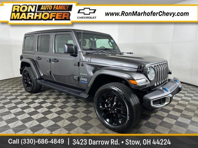 used 2022 Jeep Wrangler Unlimited 4xe car, priced at $27,990