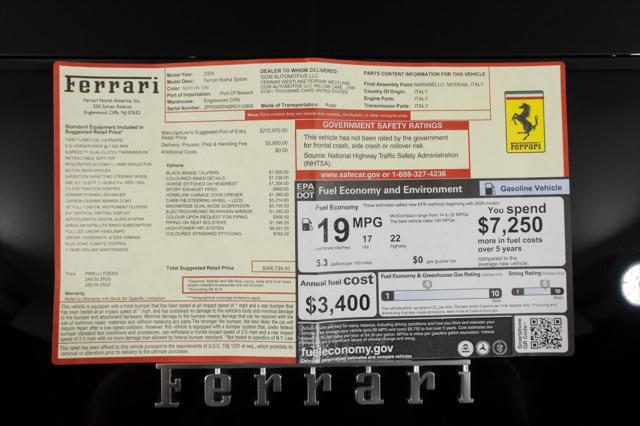 used 2024 Ferrari Roma Spider car, priced at $309,000