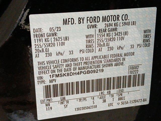 used 2023 Ford Explorer car, priced at $35,999