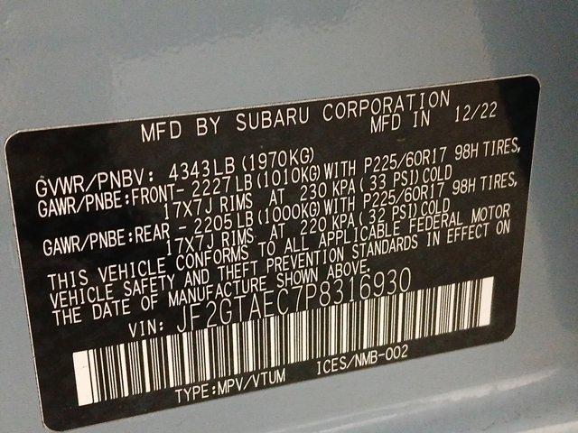 used 2023 Subaru Crosstrek car, priced at $25,999