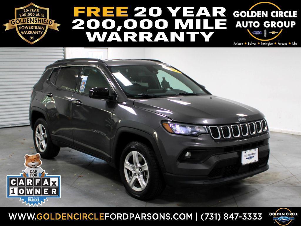 used 2024 Jeep Compass car, priced at $21,000