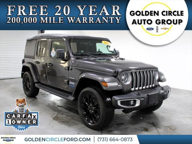 used 2021 Jeep Wrangler Unlimited 4xe car, priced at $31,247