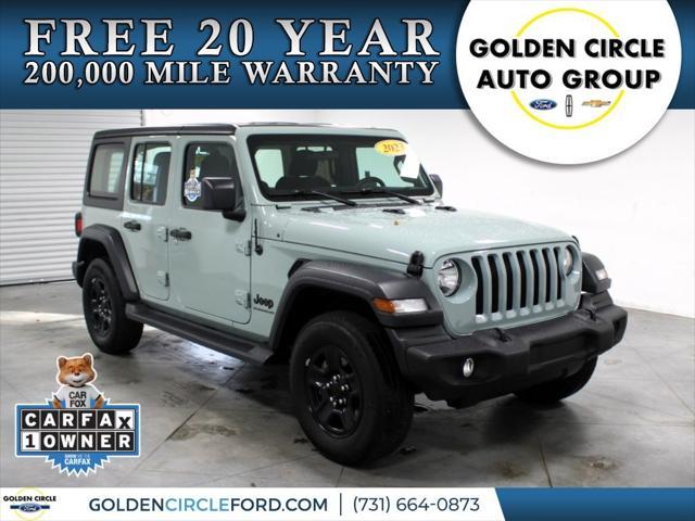 used 2023 Jeep Wrangler car, priced at $33,383