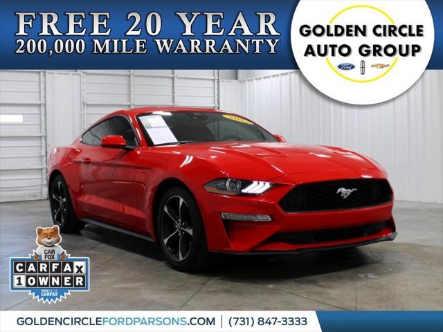 used 2022 Ford Mustang car, priced at $24,412