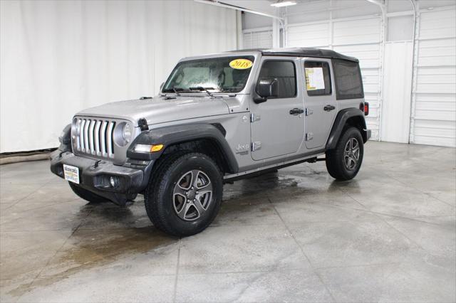 used 2018 Jeep Wrangler Unlimited car, priced at $22,761