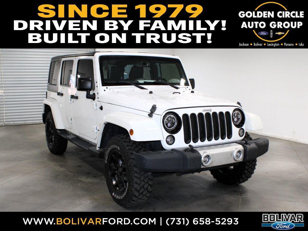 used 2015 Jeep Wrangler Unlimited car, priced at $17,398