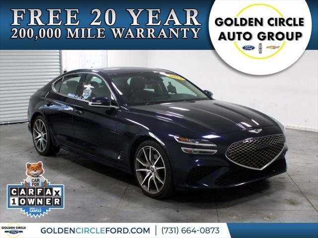 used 2023 Genesis G70 car, priced at $25,238