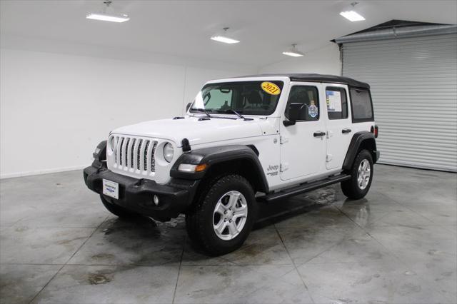 used 2021 Jeep Wrangler Unlimited car, priced at $26,851