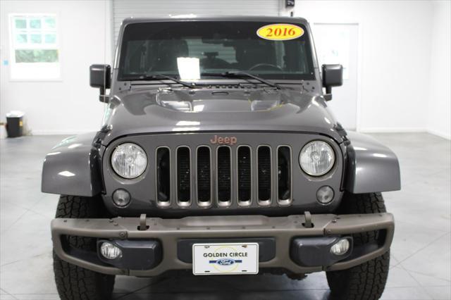 used 2016 Jeep Wrangler Unlimited car, priced at $16,278