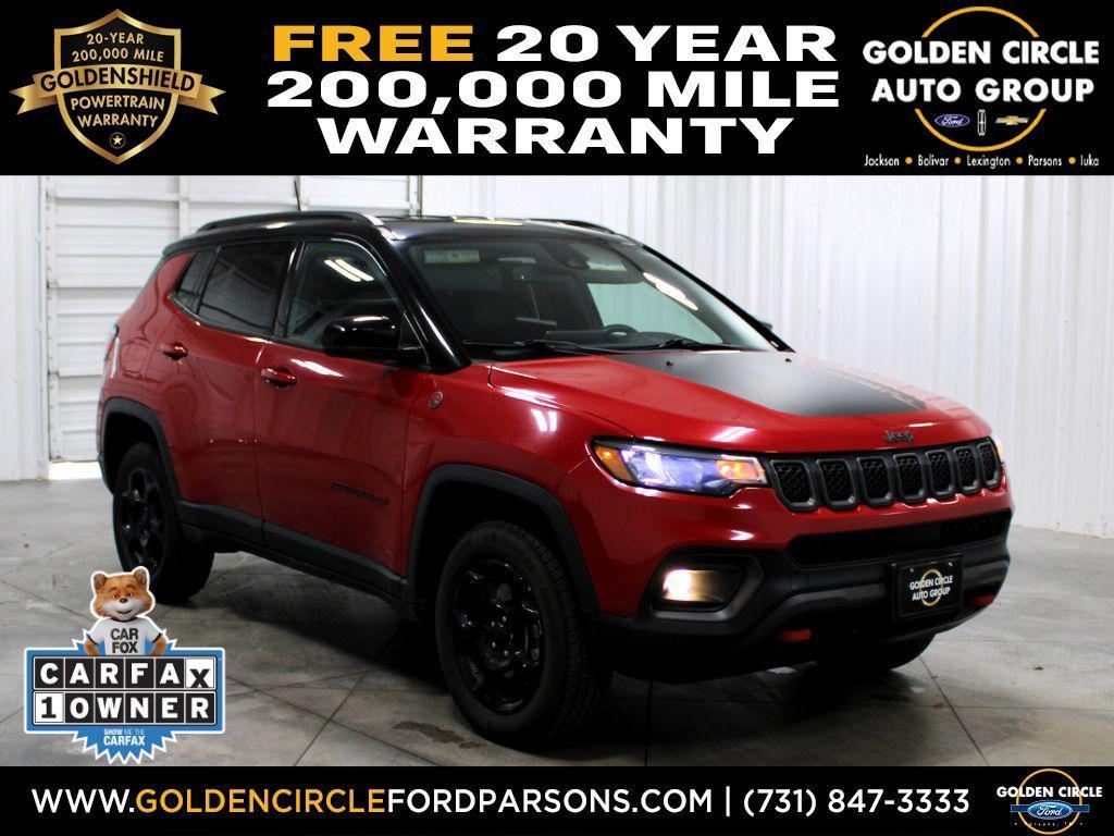 used 2023 Jeep Compass car, priced at $21,338