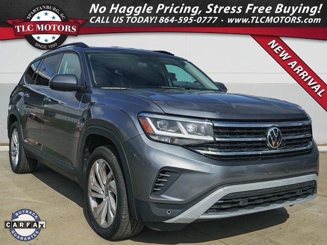 used 2021 Volkswagen Atlas car, priced at $23,500