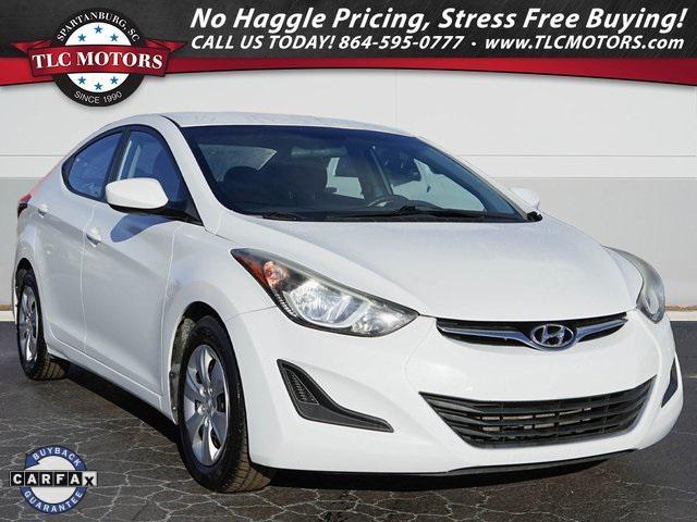 used 2016 Hyundai Elantra car, priced at $10,000