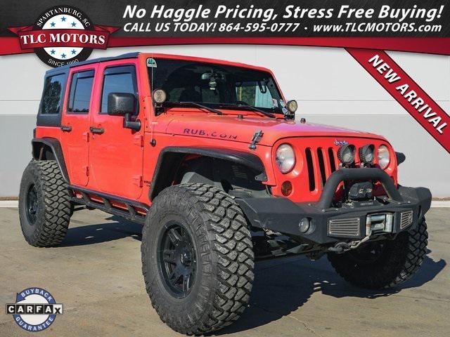 used 2013 Jeep Wrangler Unlimited car, priced at $17,500