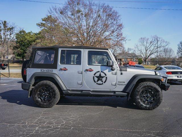 used 2014 Jeep Wrangler Unlimited car, priced at $12,000