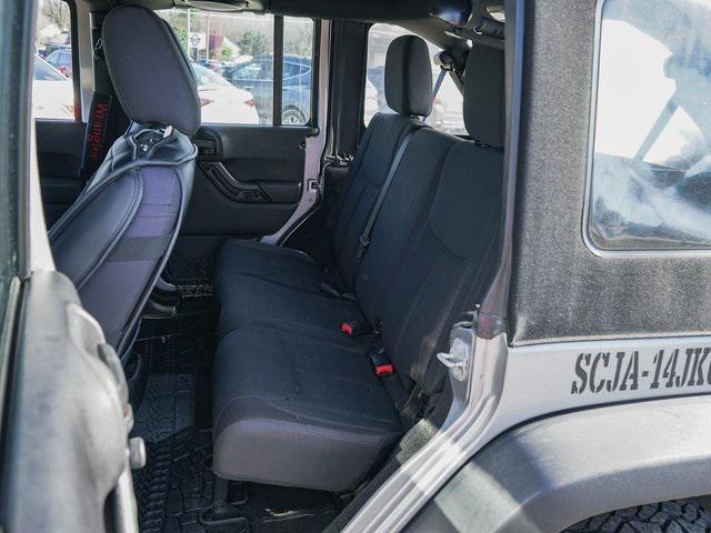 used 2014 Jeep Wrangler Unlimited car, priced at $12,000