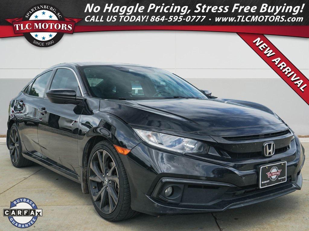 used 2020 Honda Civic car, priced at $20,000