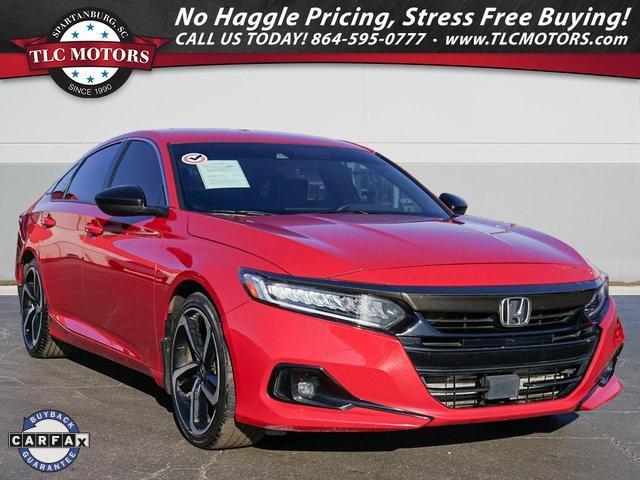 used 2021 Honda Accord car, priced at $22,800