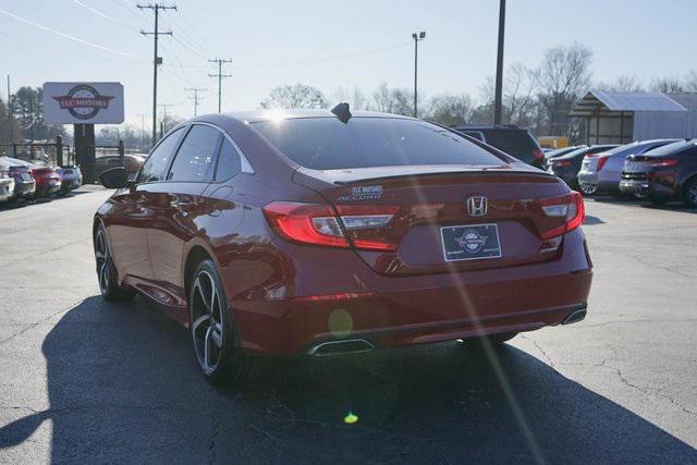 used 2021 Honda Accord car, priced at $22,500