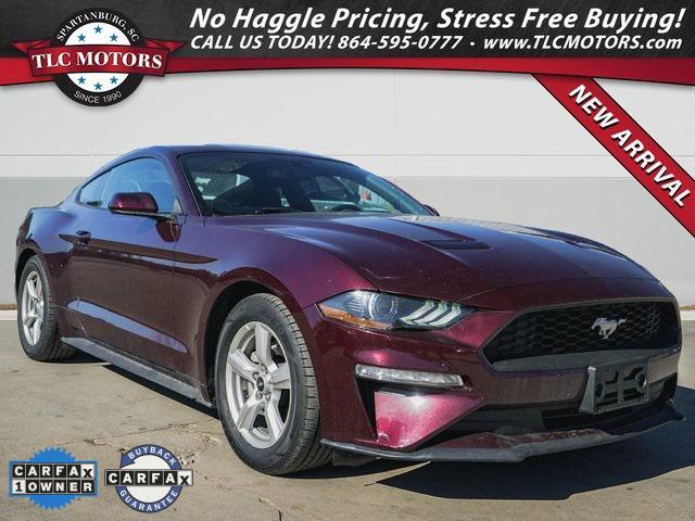 used 2018 Ford Mustang car, priced at $19,500