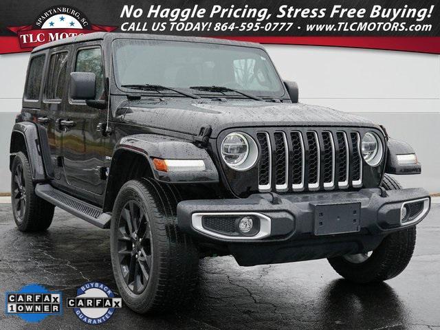 used 2021 Jeep Wrangler Unlimited 4xe car, priced at $32,500