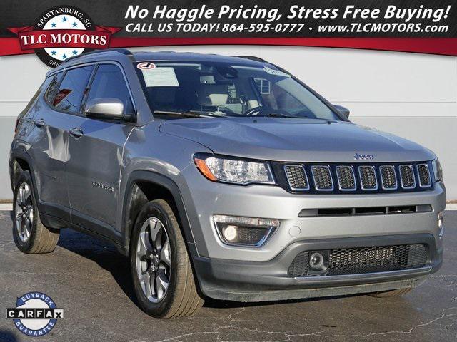 used 2021 Jeep Compass car, priced at $16,500