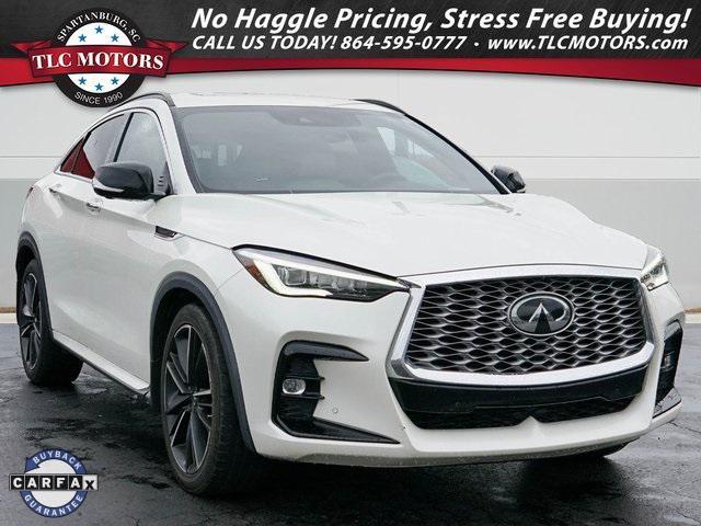 used 2022 INFINITI QX55 car, priced at $26,000